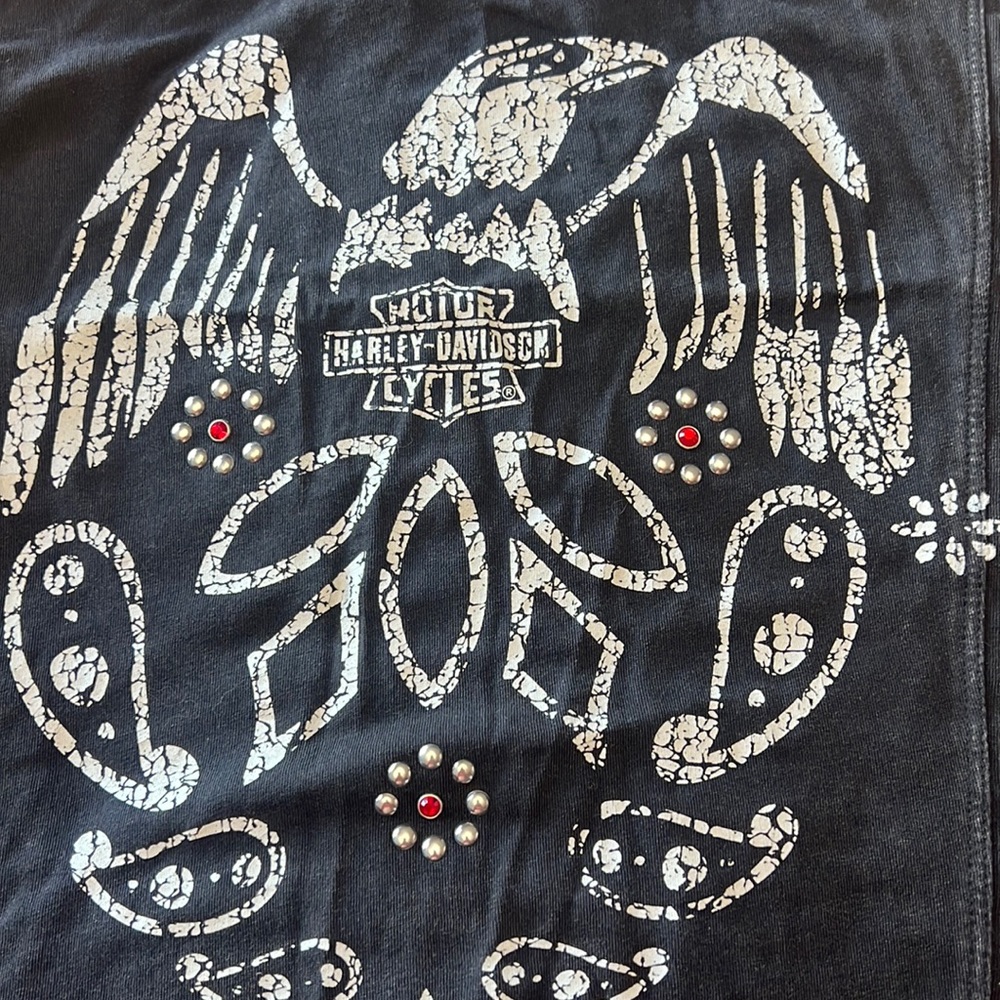 Black women Harley tank